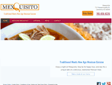 Tablet Screenshot of mexquisito.com